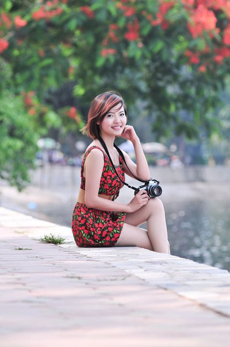 An Thị Kim Trang là một trong những người đẹp của ĐH Dân Lập Phương Đông